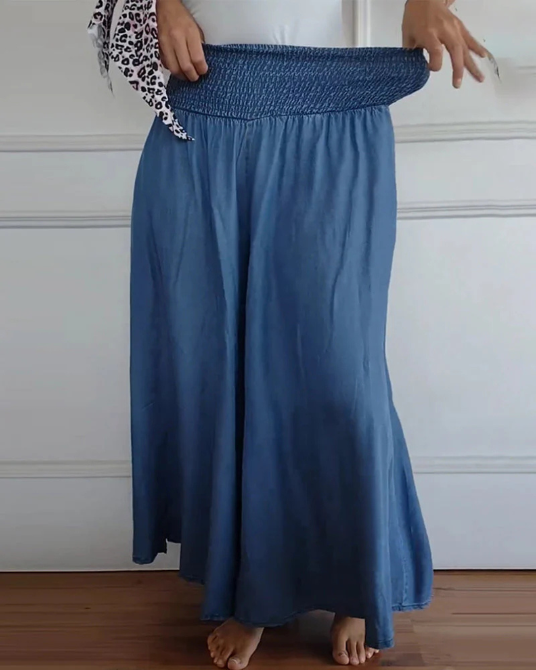 Falda Larga con Bolsillos
