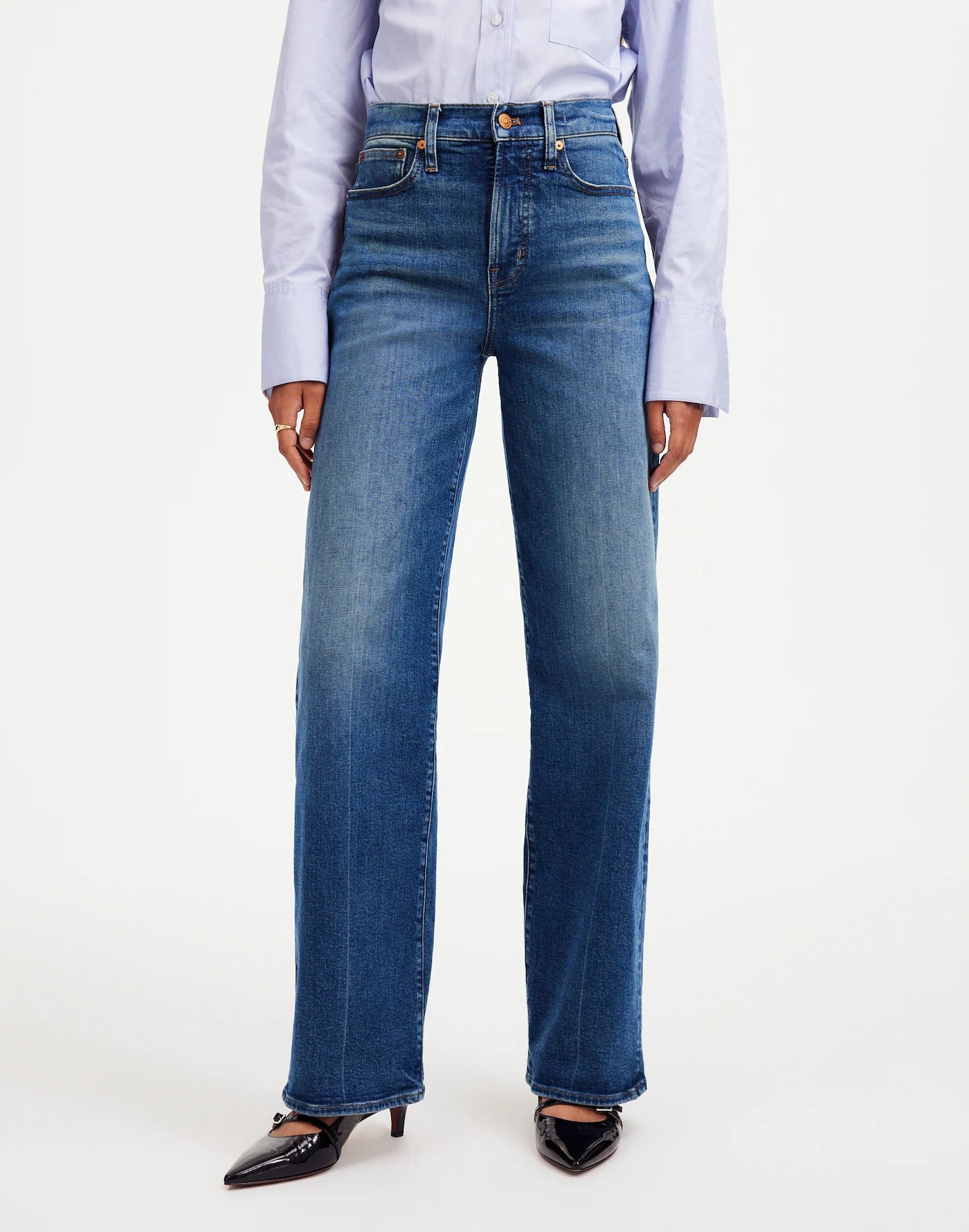 El jean vintage de pierna ancha