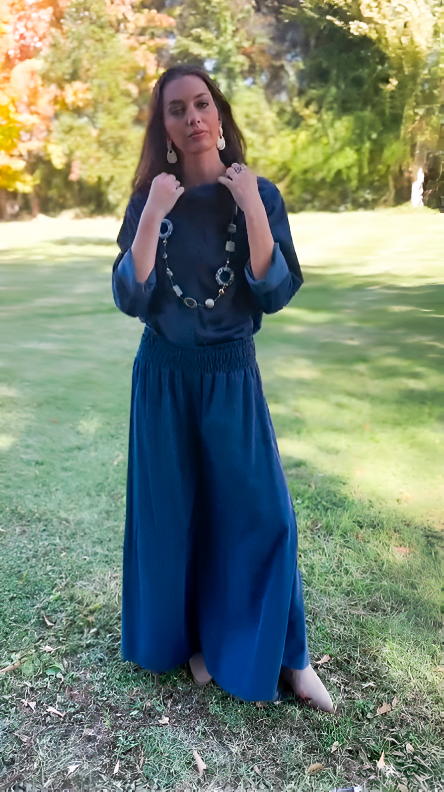 Mono Boho Azul Chic