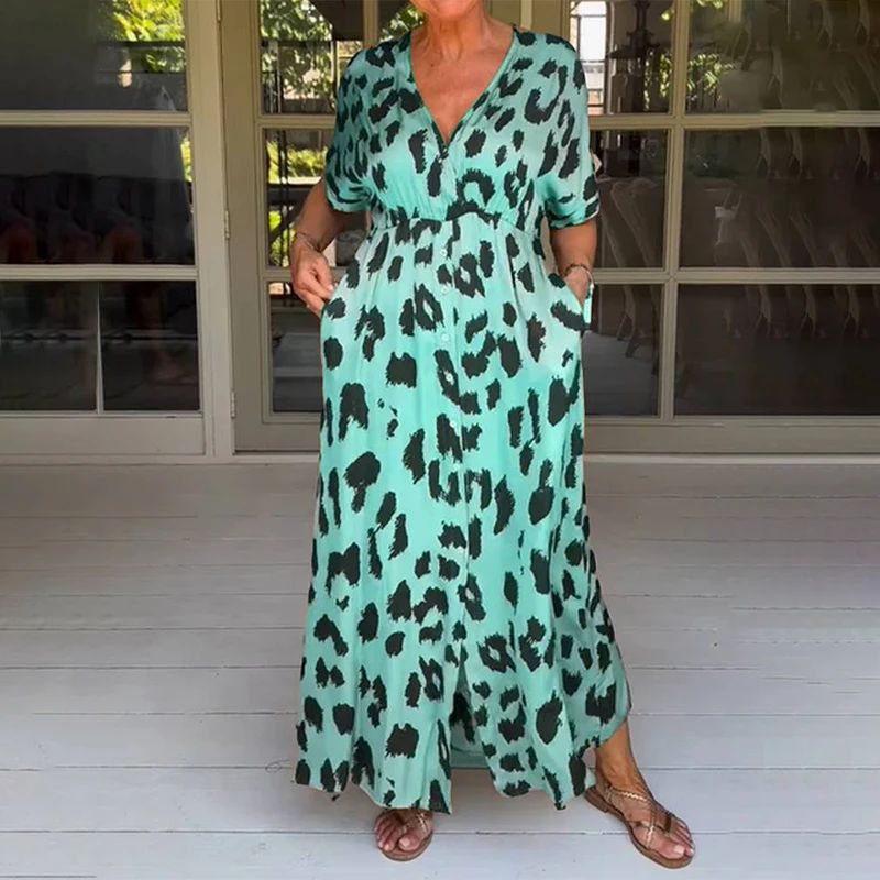 Vestido Estampado De Leopardo
