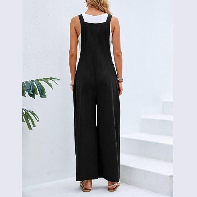 Overol Boho Chic Con Pierna Ancha