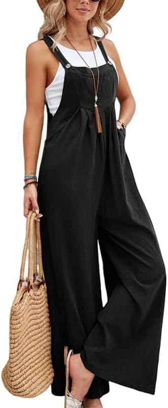 Overol Boho Chic Con Pierna Ancha