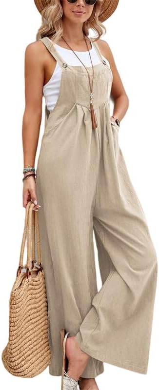 Overol Boho Chic Con Pierna Ancha