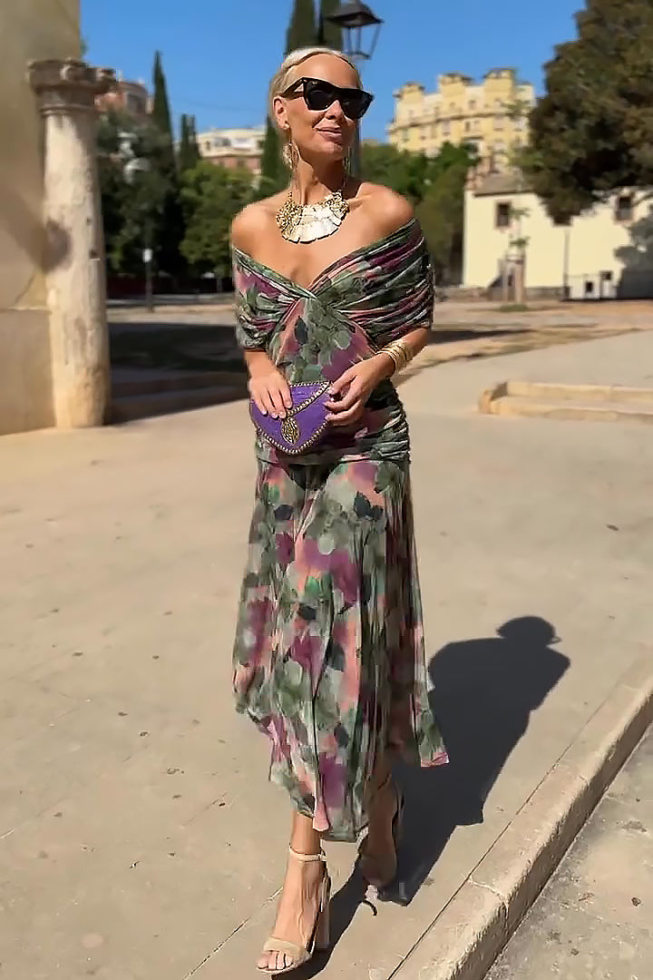 Vestido Estampado Fantasía