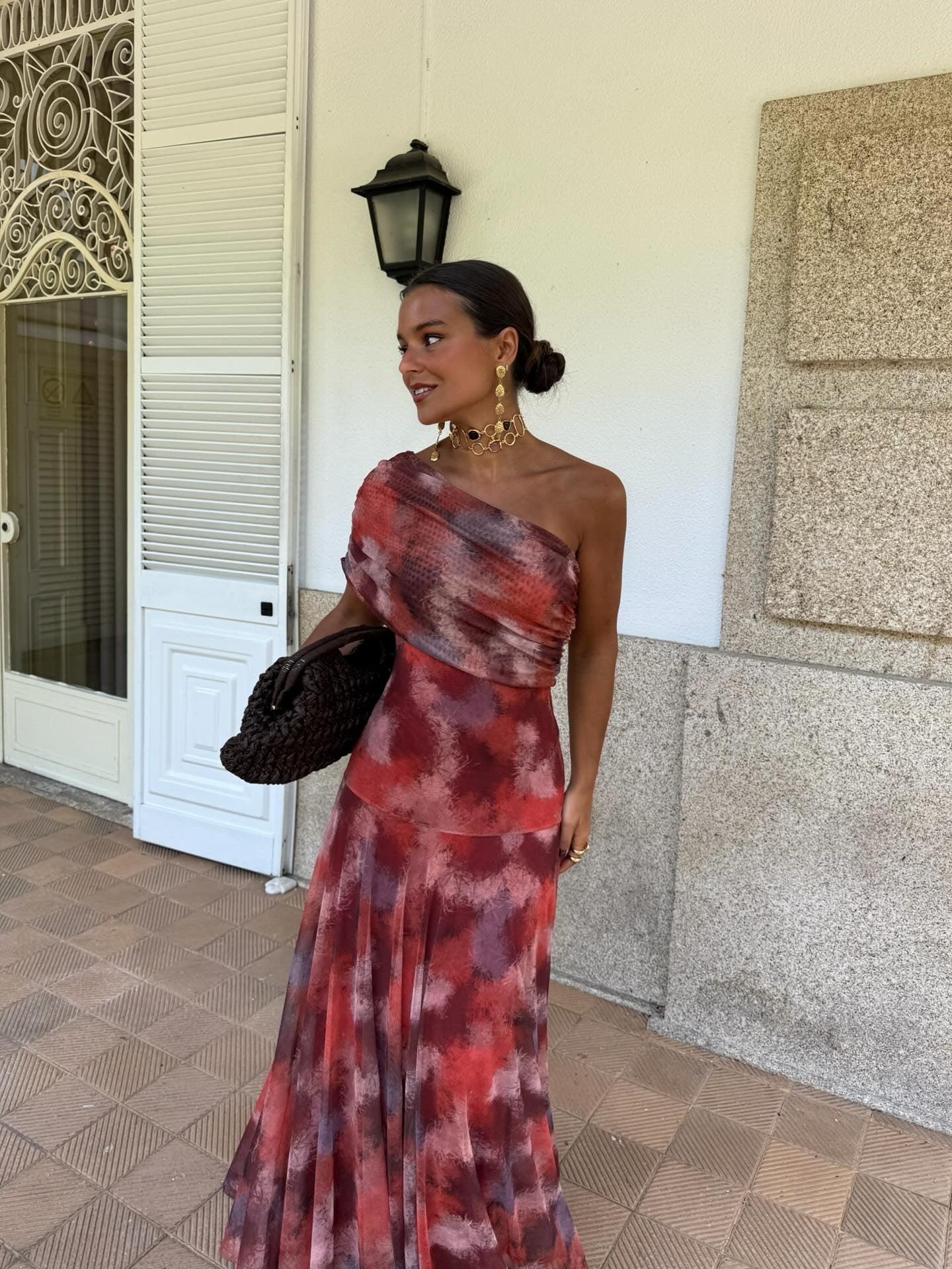 Vestido largo tie dye