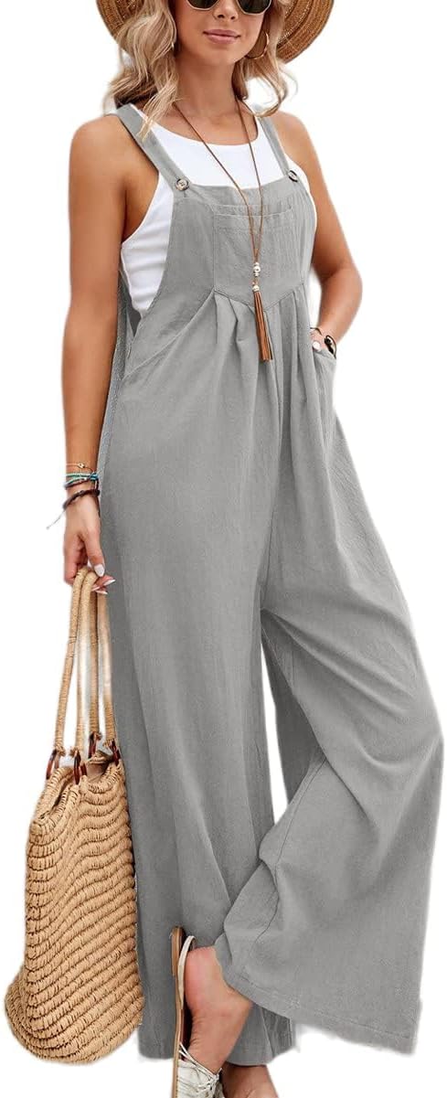 Overol Boho Chic Con Pierna Ancha