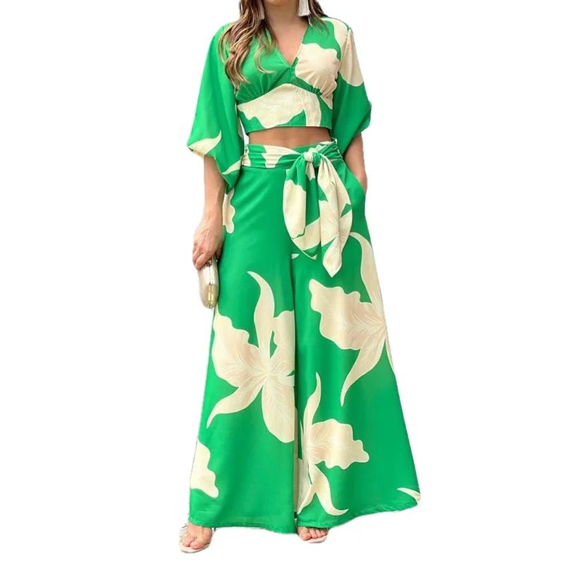 Conjunto De Dos Piezas Floral
