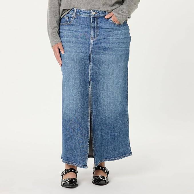Falda de mezclilla Rylie Maxi