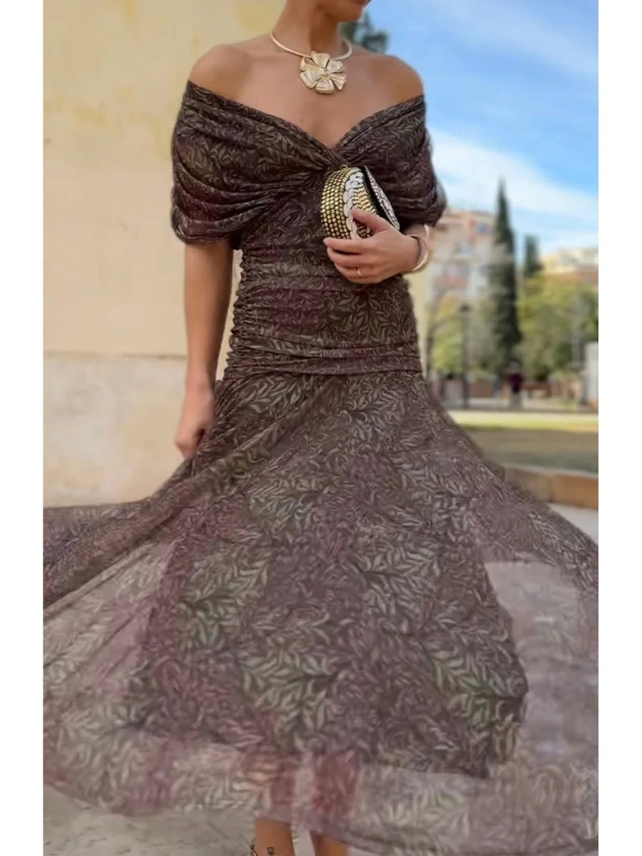 Vestido elegante Estampado Lara
