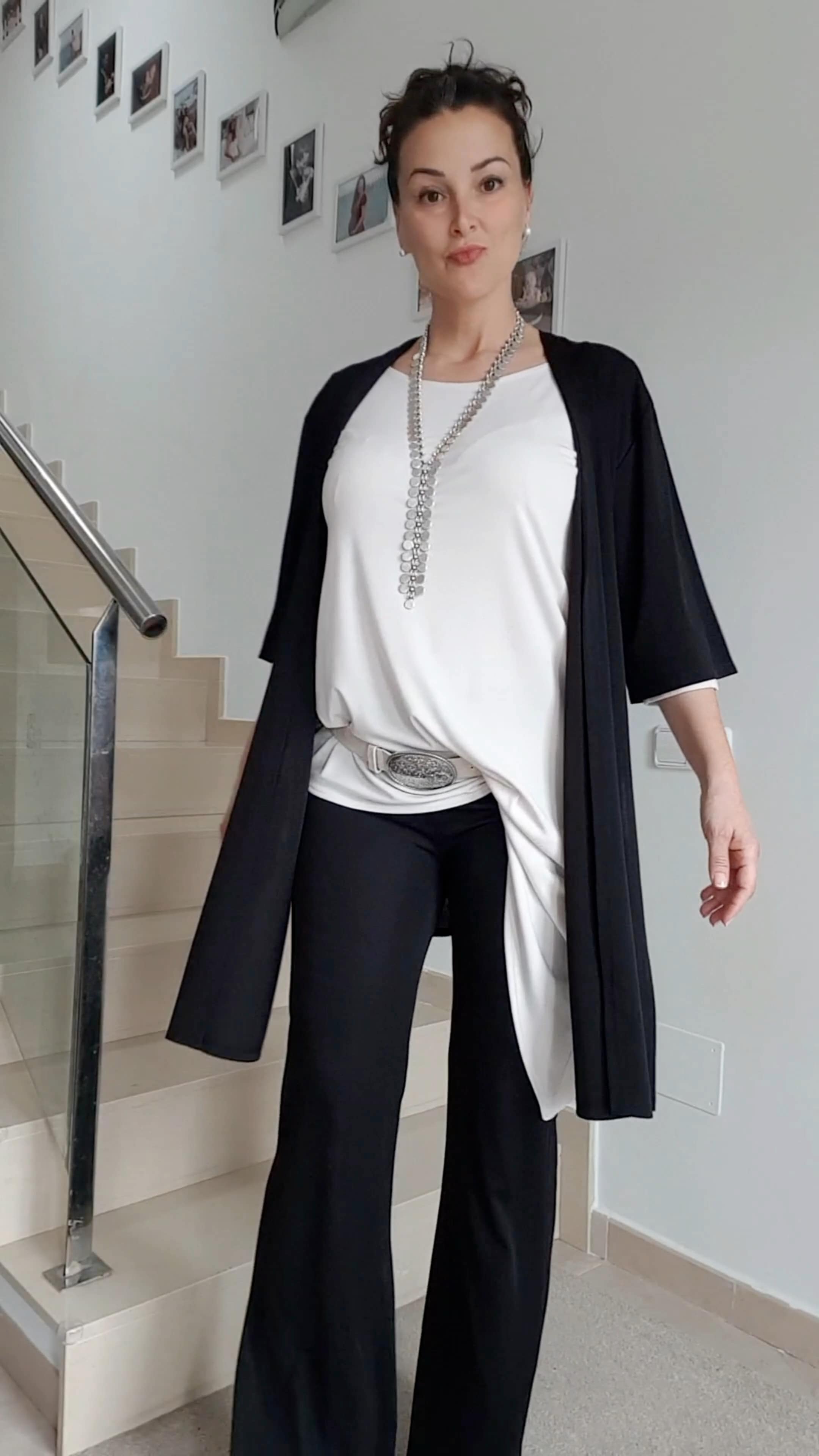 Blusa Asimétrica de punto
