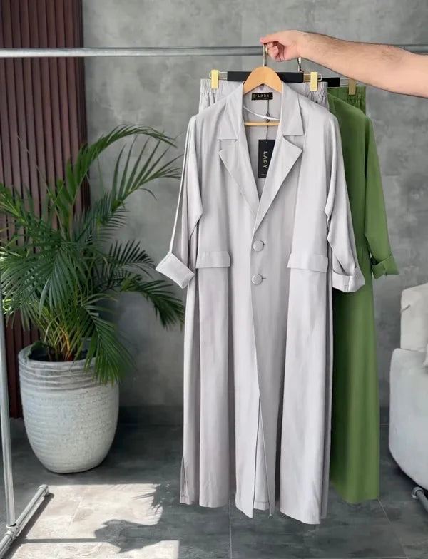 Conjunto Dalia – Camisa Larga y Pantalón