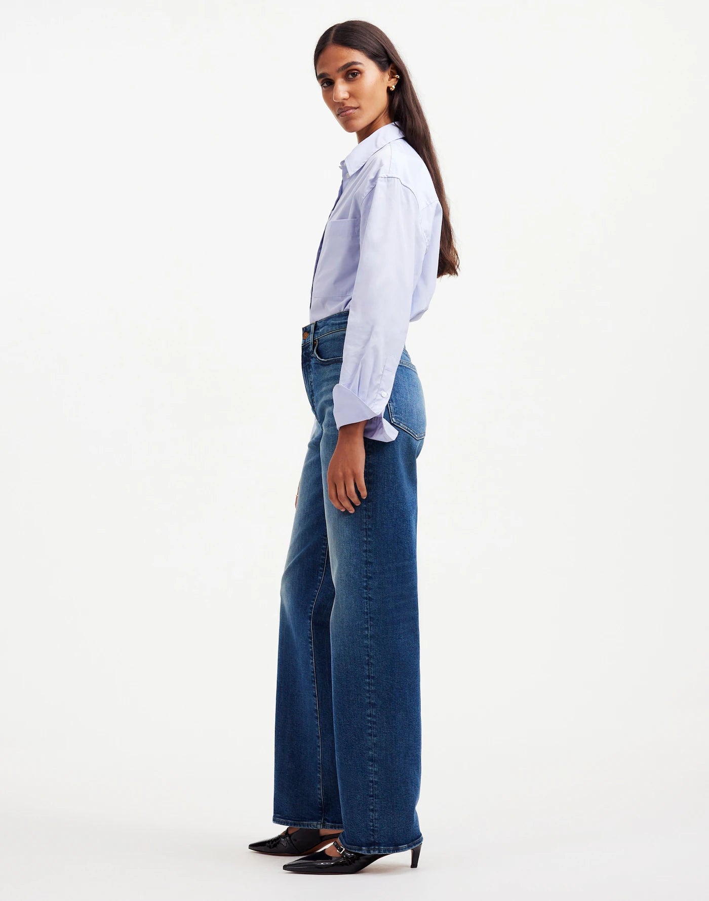 El jean vintage de pierna ancha