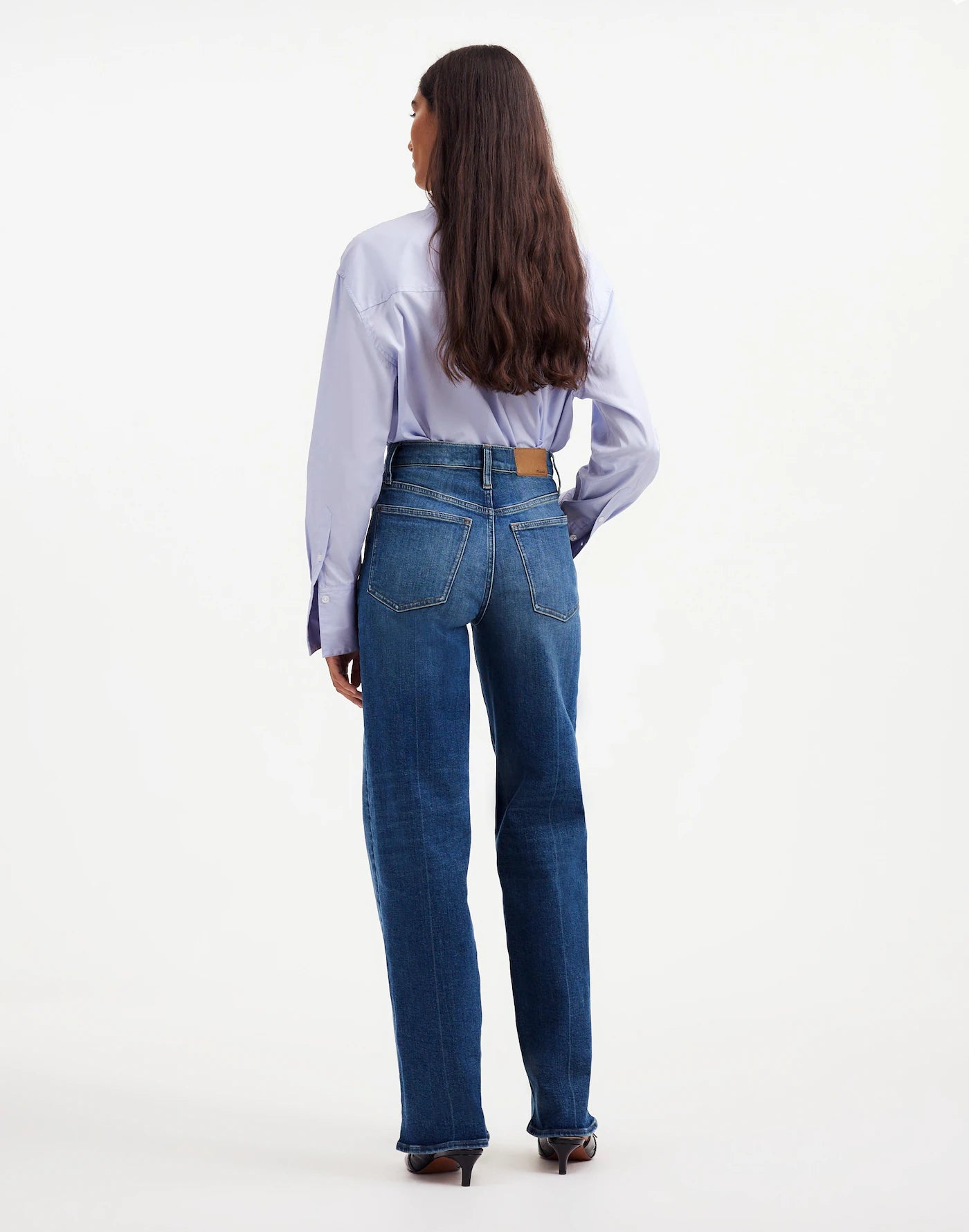 El jean vintage de pierna ancha