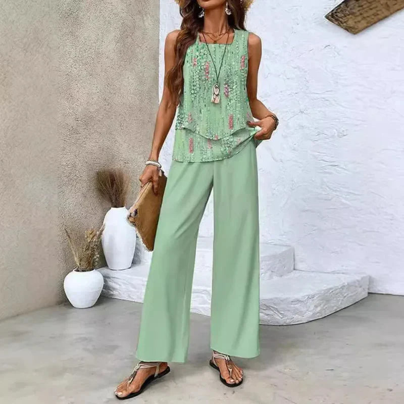Conjunto de verano ligero y elegante (LIQUIDACIÓN)