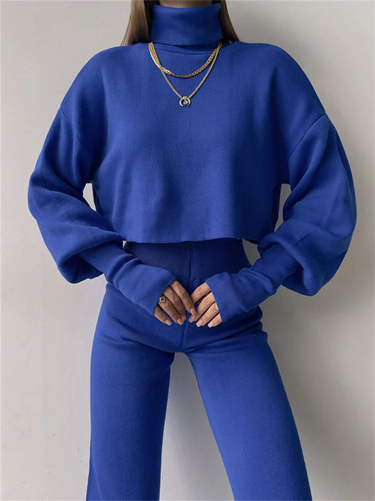 Conjunto de Top Alto y Pantalón