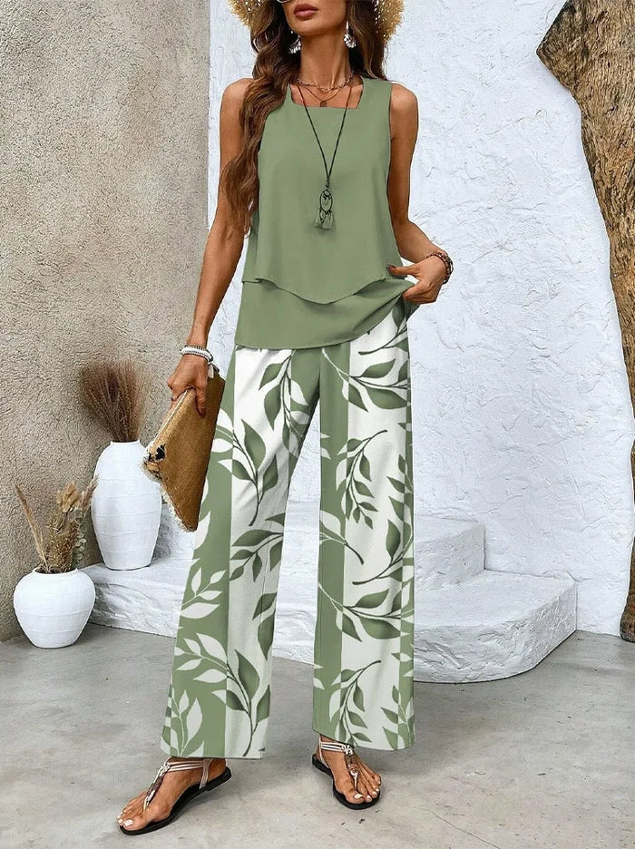 Conjunto de verano ligero y elegante (LIQUIDACIÓN)