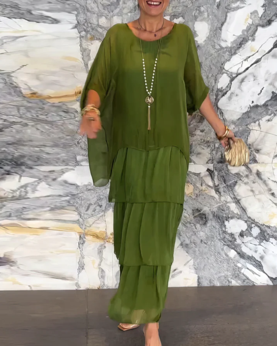 VESTIDO ARTÍSTICO - SILUETA SUELTA (LIQUIDACIÓN)
