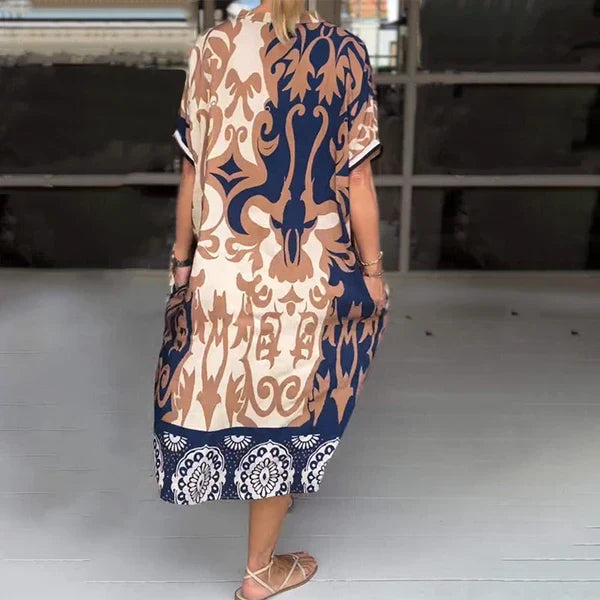 Vestido Alyna Midi Con Estampado