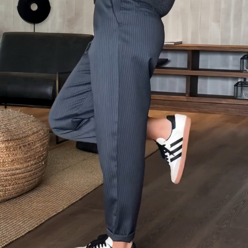 Pantalón blazer recto casual para mujer