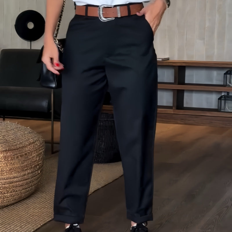 Pantalón blazer recto casual para mujer