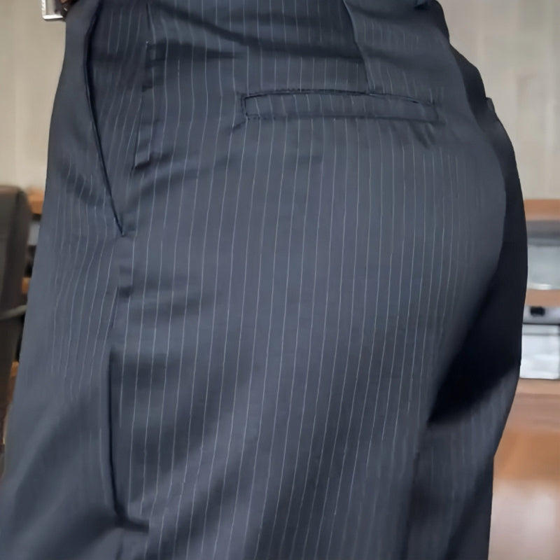 Pantalón blazer recto casual para mujer
