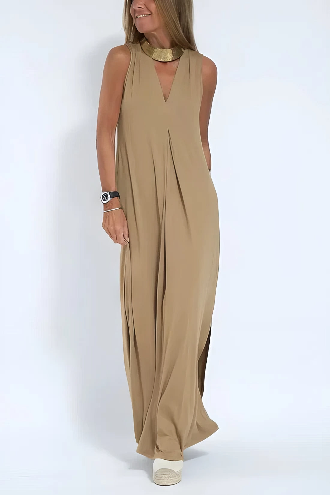 Vestido largo elegante + cárdigan a juego DE REGALO - TU ESENCIA